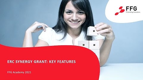 ERC SYNERGY GRANT: KEY FEATURES