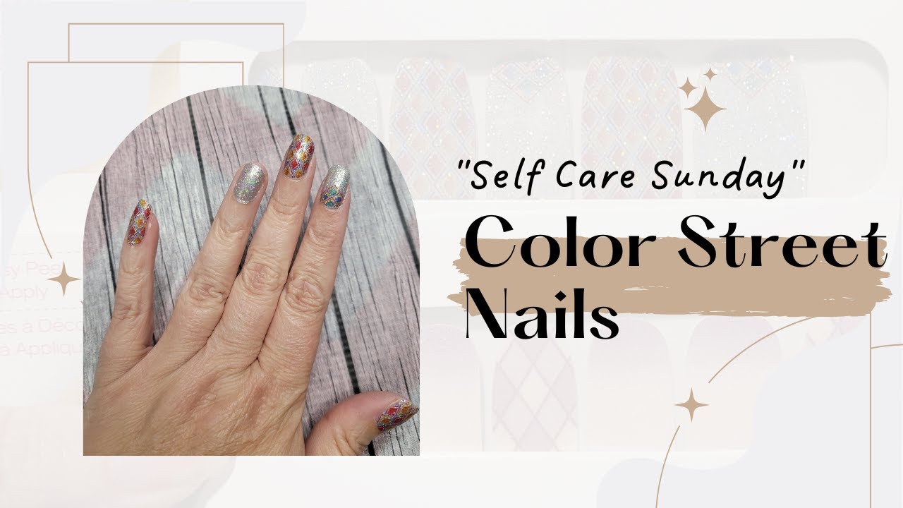Self Care Sunday, Color Street Nails Pinball Queen YouTube