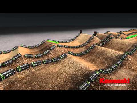 Supercross LIVE 2013 – St Louis 3213 – Monster Energy Supercross Animated Track Map