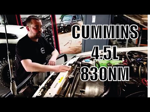 CUMMINS 4.5L CONVERTED GU PATROL - 830NM of torque!