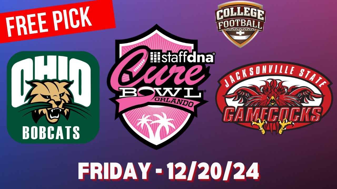 College Football Free Pick - Ohio vs Jacksonville State - Friday 12/20/24 | Picks And Parlays