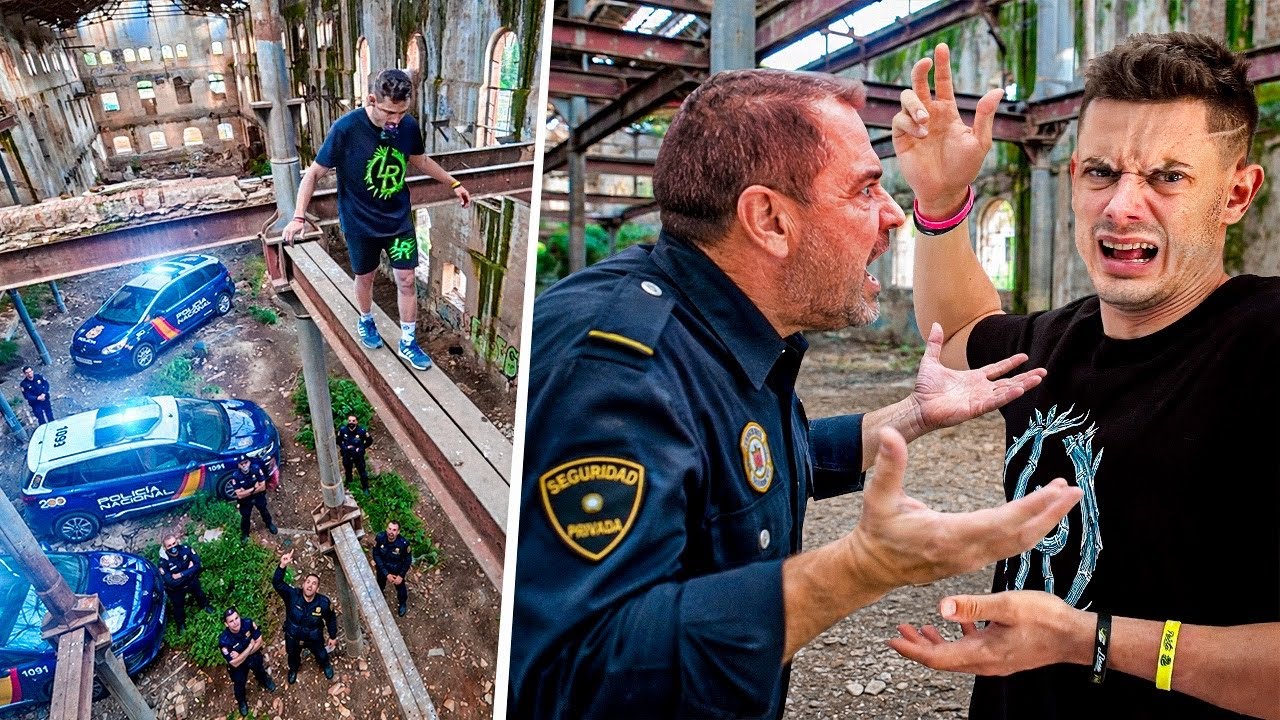 NUNCA me había pasado ESTO con un GUARDIA de SEGURIDAD...👮| Parkour