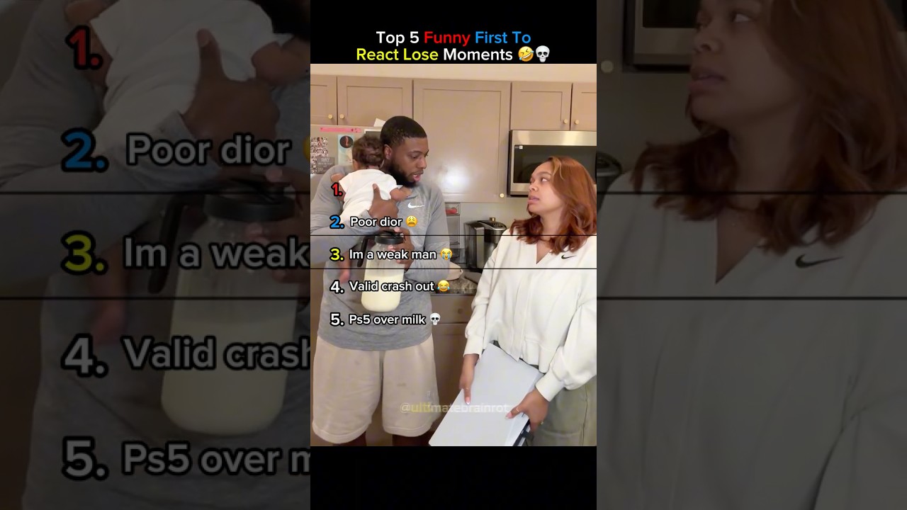 Top 5 Funny First To React Lose Moments (Nobody Could Stay Calm!!) 🤣💀