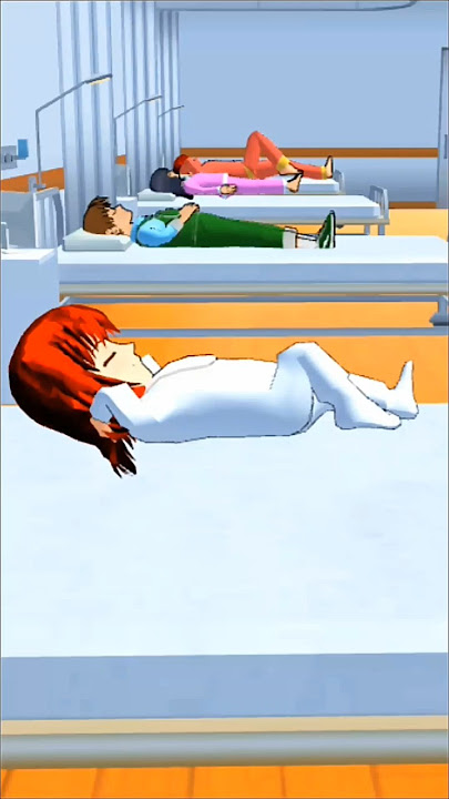 Baby girl is bad in hospital 😜😂 #sakuraschoolsimulator #funny #trendingshorts