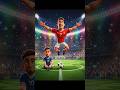 Sweet Goal Showdown 😂⚽ #funnycartoon #3dcartoon #footballcartoon #soccercartoon #funnyfootball