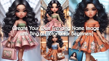 Create Your Own Trending Name Image with Bing.ai [Tutorial for Beginners]@mobotech01
