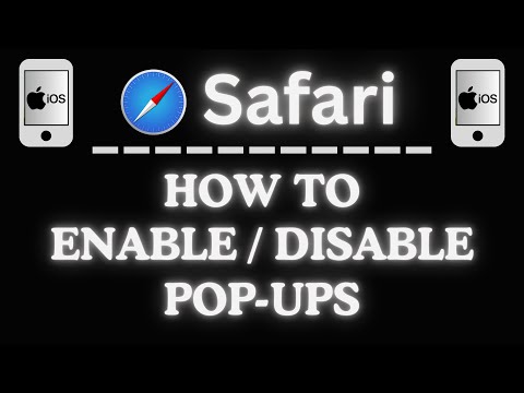 How To Enable Or Disable Pop-ups The Safari App Using An iPhone | iOS Tutorial