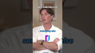 Cillian Murphy tells how it REALLY is working with Florence Pugh!  #shorts