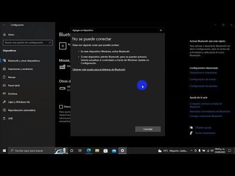 como solucionar error de bluetooth en windows 10