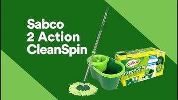 Sabco 2-Action CleanSpin Mop
