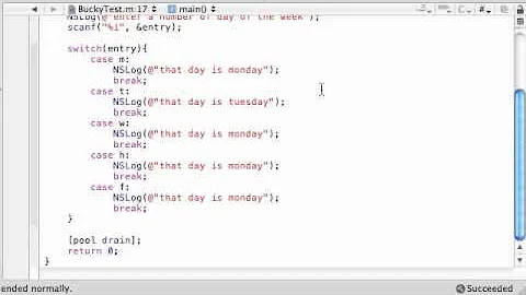 Objective C Programming Tutorial - 47 - Enum Program