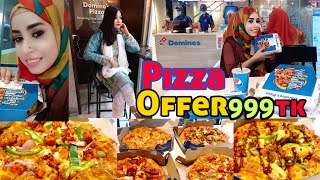 Domino's 4 types Pizza Offer Price only @999 taka | Dhanmondi Dominos pizza | বাংলাদেশ ডোমিনোজ পিৎজা screenshot 5