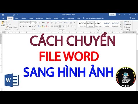 Cách chuyển file word sang hình ảnh