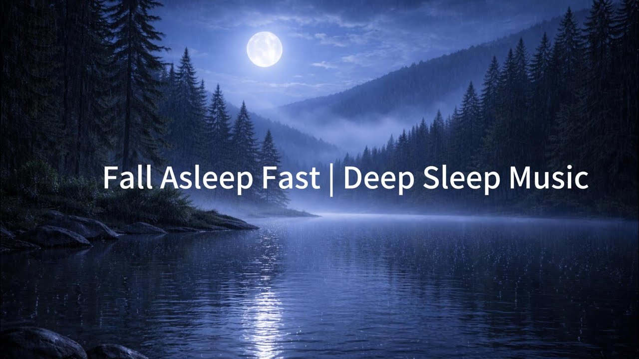 Deep Sleep Music with Gentle Rain | 8 Hours Calm Night Sounds