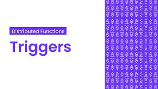 What are database triggers? | Distributed Functions in CockroachDB
