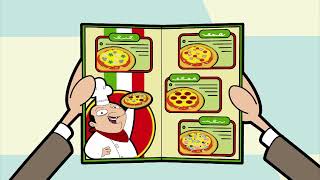 mr bean wins royal prize pizza battle mr bean