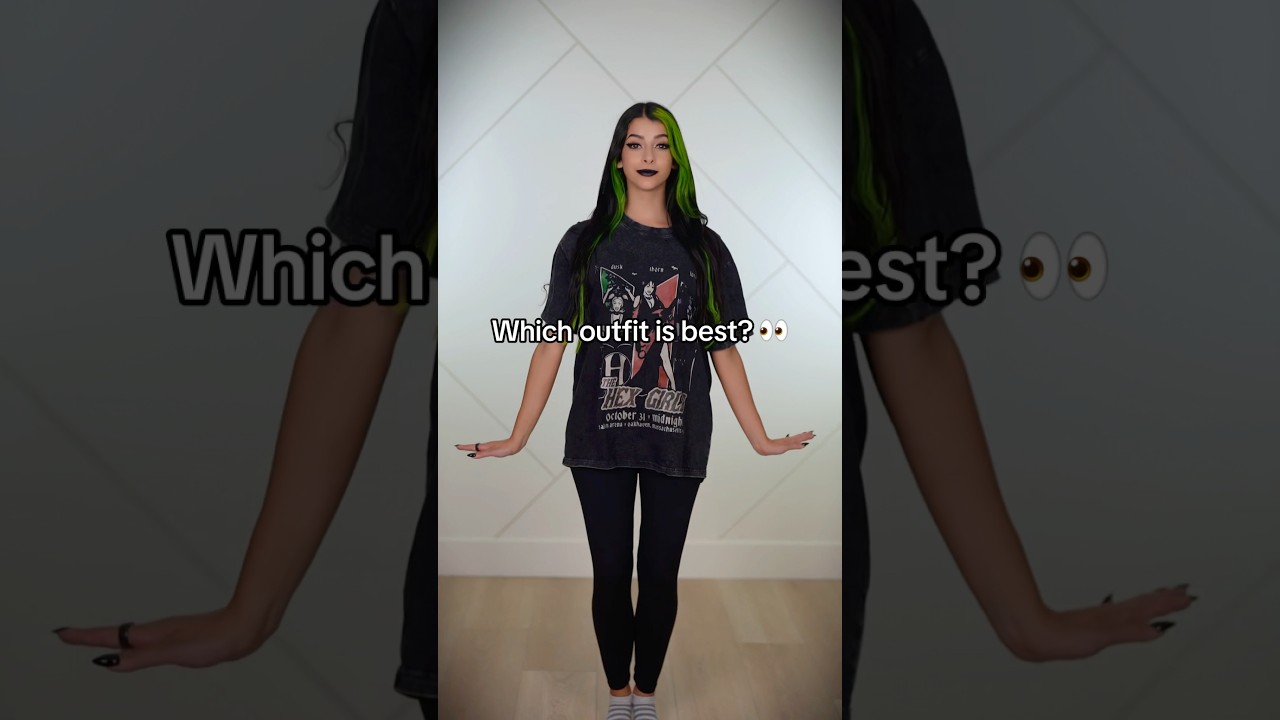 which one? 👀 #foryou #helpmemakethismakesense #trending #egirl #fyp #viral #emo #outfit #halloween