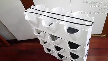 Chậu Trồng Rau Ban Công Đứng Minigarden Bồ Đào Nha trong nông nghiệp có tưới nhỏ giọt 2020