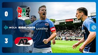 IL SOLITO PAVLIDIS | NEC NIJMEGEN vs AZ ALKMAAR 0-3 | GOL & HIGHLIGHTS | EREDIVISIE | MOLA TV