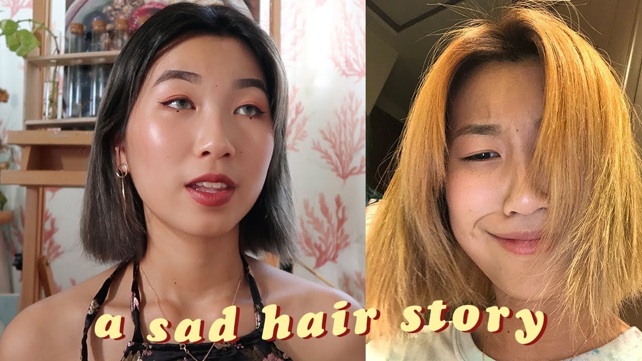 the tragic story of how i dyed my hair 10 times in a year. - YouTube