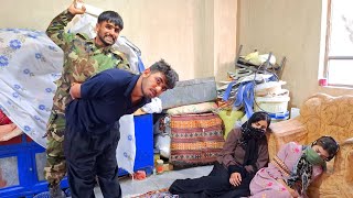 The arrest of the evil man after kidnapping the tribal mother and her children