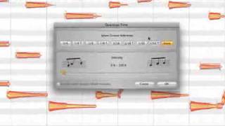Melodyne Editor Correcting timing with the Macro