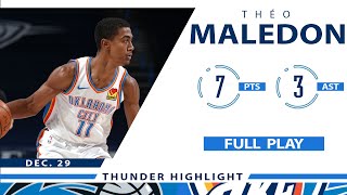 Théo Maledon&#39;s Full Box Score Play: 7 PTS, 3 AST vs Magic | 2020-21 Season - 12.29.20