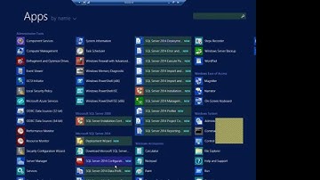 Database MS SQL 2014 Installation