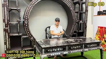 CHIẾN HẢI MINH- GIỚI THIỆU - lư hương đồng, bàn nghi thờ, trường kỷ, bàn làm việc, tranh gỗ trắc