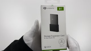 Seagate Storage Expansion Card for Xbox Series XS 2TB ASMR Unboxing