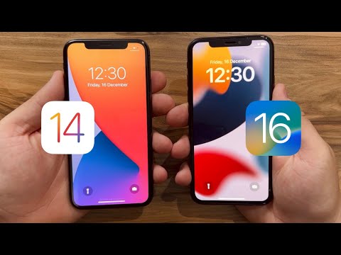 iOS 14 vs iOS 16 on iPhone X