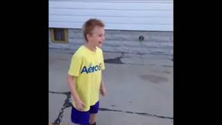 Playing catch with the crack head kid: