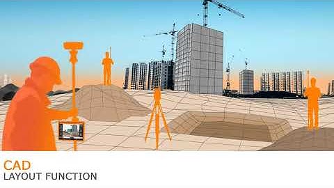 GeoMax - X-PAD - CAD   Layout function