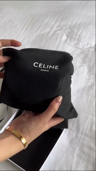 Celine Mini CABAS DRAWSTRING CUIR TRIOMPHE in Smooth Calfskin Tan -  luxuriaworld