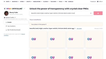 New ai Crystalline the new transparent png cf spark creative fabrica AI design creator for designers