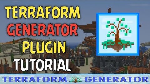 Minecraft Terraform Generation [Alpha] Plugin Tutorial