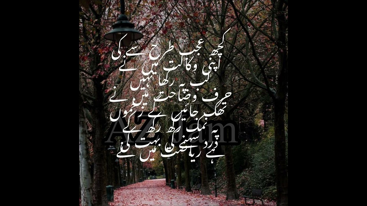 Sad poetry in urdu|AZ Urdu Shayari|hearttouching Status|