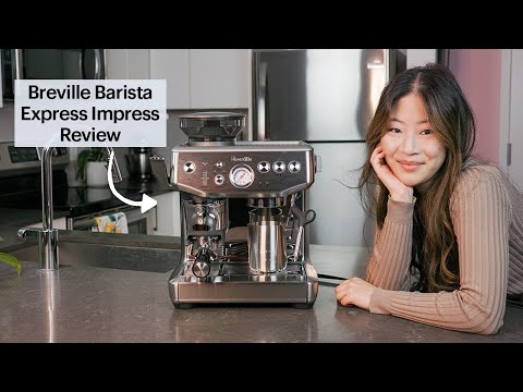 Breville Barista Express Impress Espresso Machine, BES876