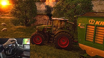 The Most Realistic TRACTOR in Farming Simulator 25 | Thrustmaster T248 gameplay