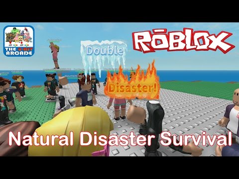 Roblox Natural Disaster Survival The Dreaded Double Disaster Xbox One Gameplay Youtube - multi disaster in roblox natural disaster survival do we