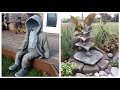 36 ideas for garden crafts and cement sculptures