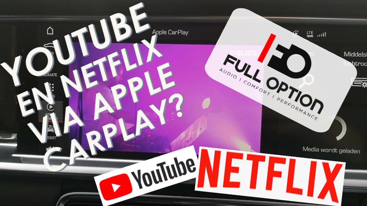 Youtube, TV en Netflix kijken in de auto via Apple Carplay? YouTube