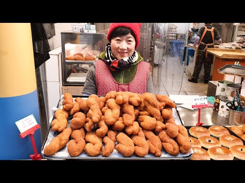 Very clean oil, Twisted doughnuts master, twisted bread stick, Korean street food