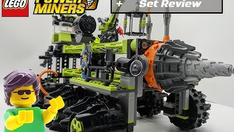Lego Power Miners Review, 8964 Titanium Command Rig!