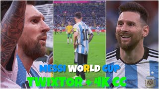 Lionel Messi World Cup Clips Twixtor - 4K Clips Cc High Quality For Editing