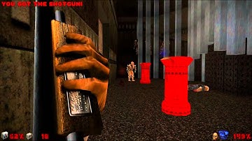 Doom Ultimate (jDoom) 100% walkthrough - Level E4M9 all secrets (HD)