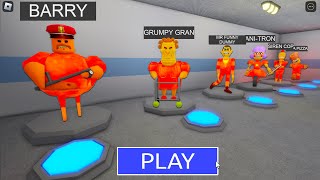 Escaping from a LAVA BARRY'S PRISON RUN! And BECAME a ALL MORPHS