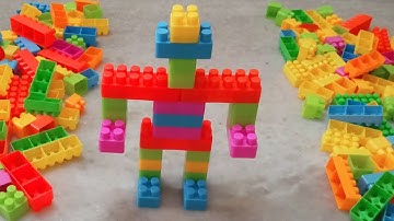 Satisfying DIY Robot/ASMR Building Blocks/ relaxation #asmr#asmrsounds#buildingblocks