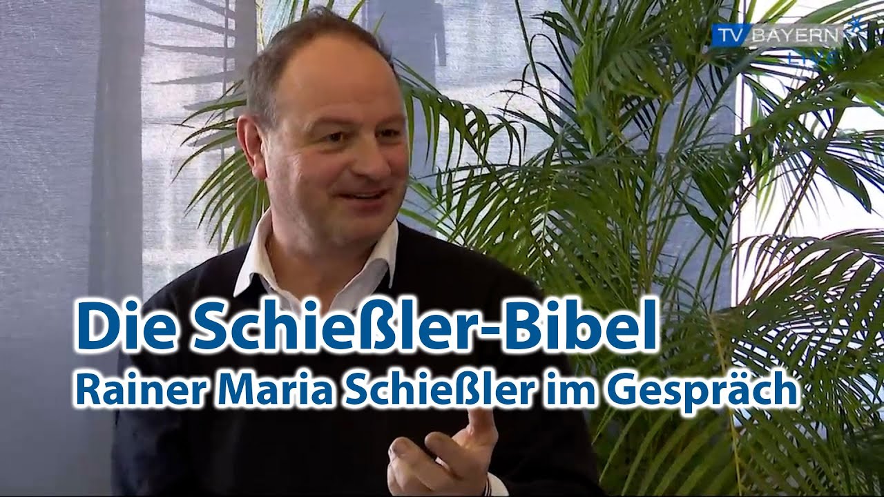 Die Schiessler Bibel Talk Mit Rainer Maria Schiessler Rtl Bayern Youtube