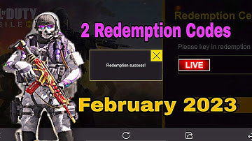 *NEW* 2 New Redeemption Codes In Call Of Duty Mobile February 2023 | Codm New Redeem Code 2023